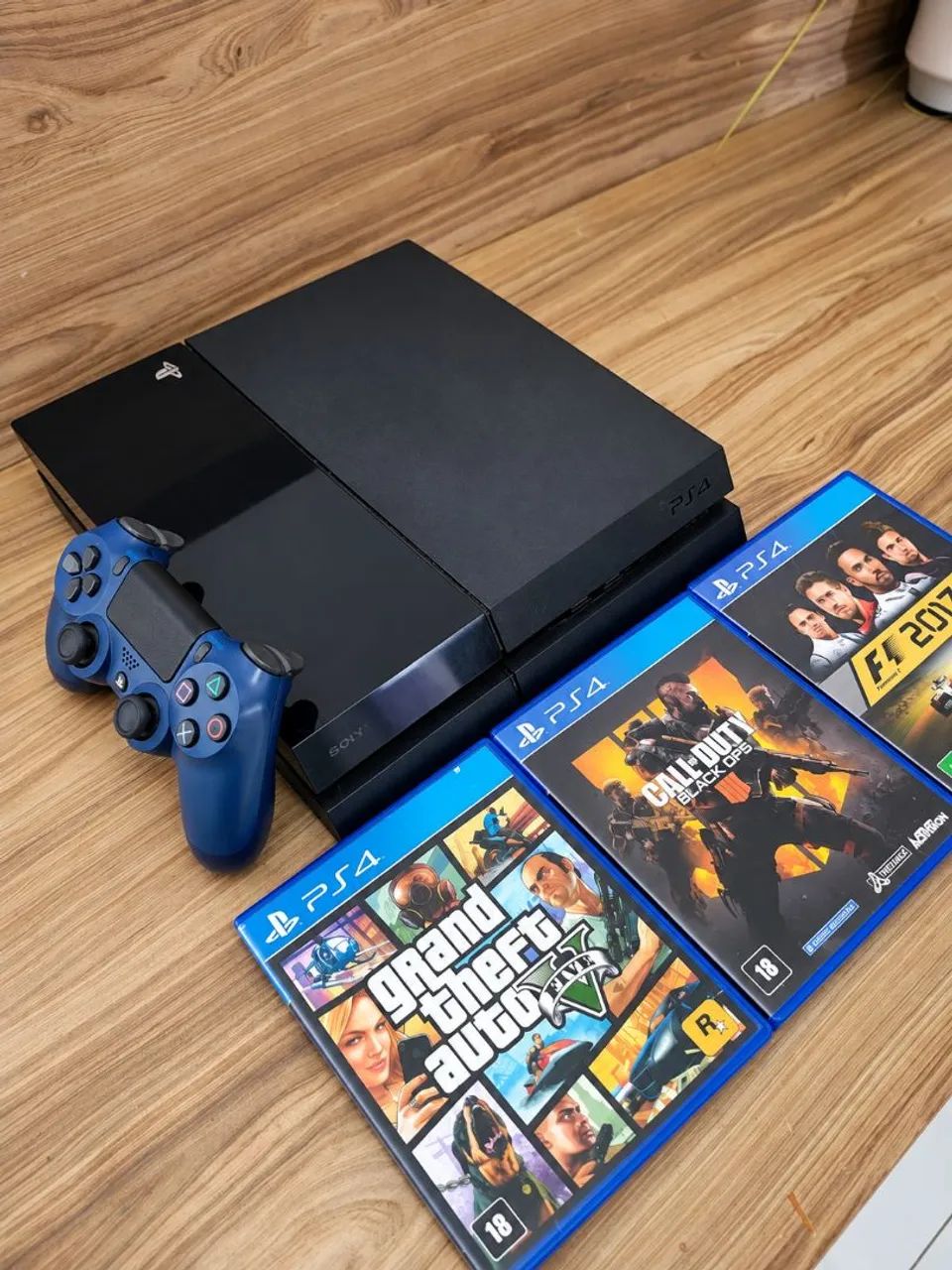 PS4 Completo com Controle Original e Jogos