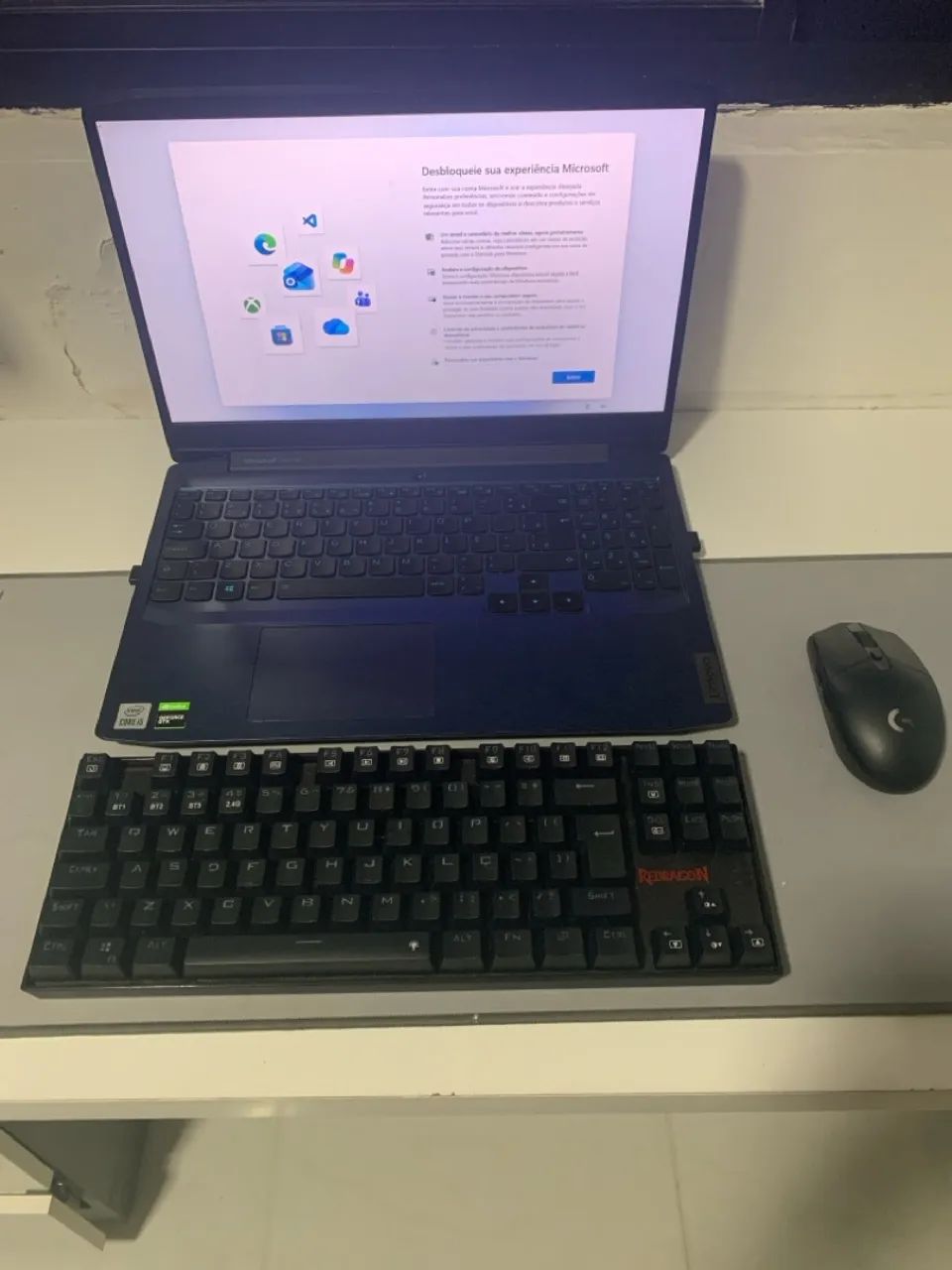 Notebook Gamer Ideapad gaming 3 + teclado gamer + mouse 