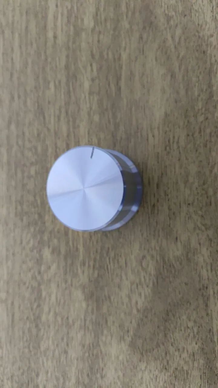Knob Alumínio Grande para Receiver Gradiente, Polyvox, CCE e outros