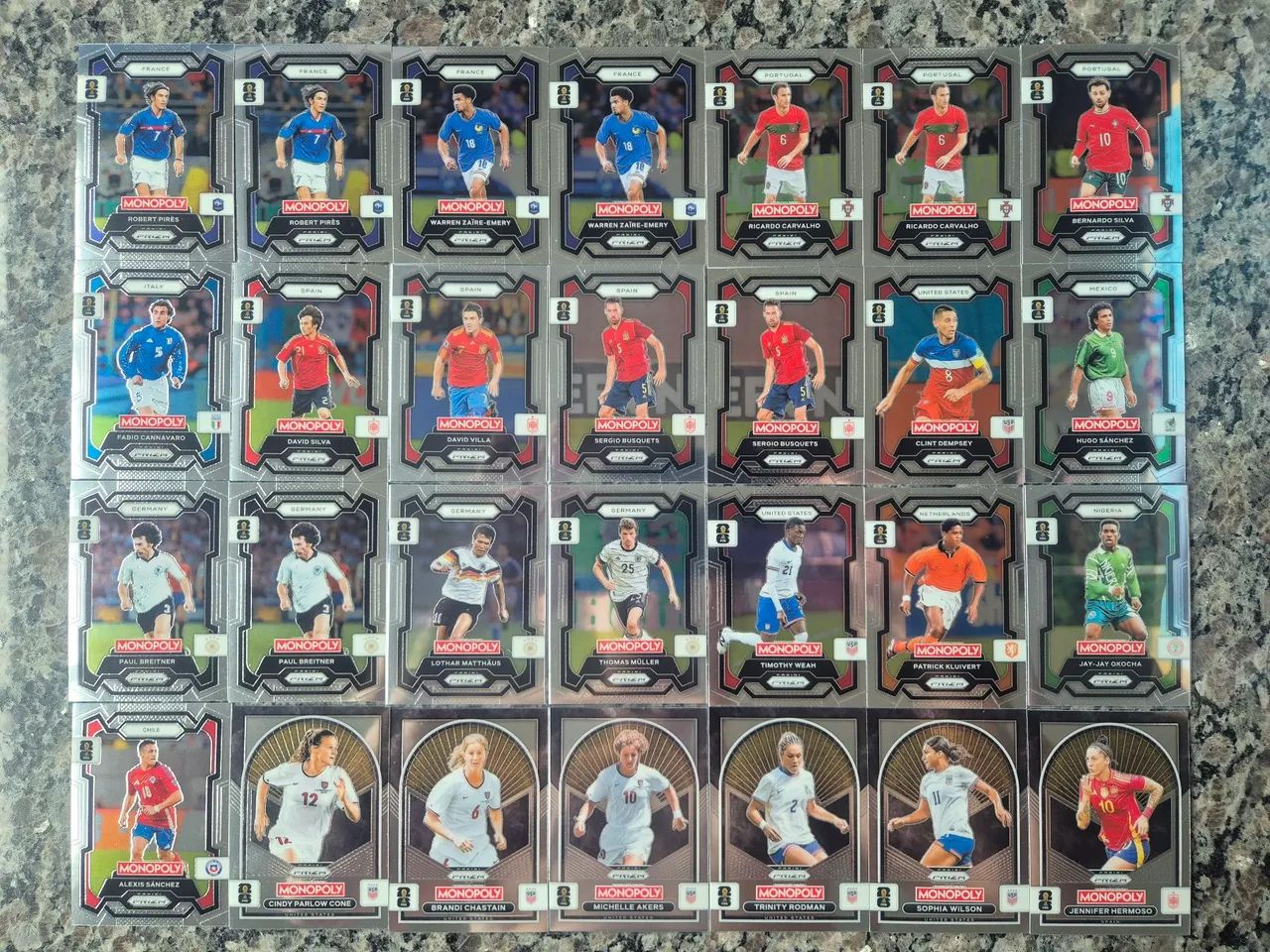 Cards Monopoly Panini Prizm World Cup 2026