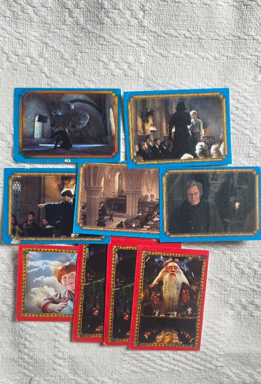 Figurinhas Harry Potter e a Câmara Secreta