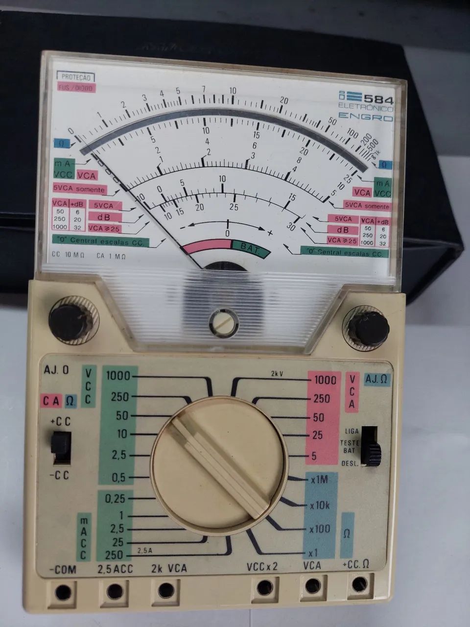 MULTIMETRO ELETRONICO ANALÓGICO ENGRO MODELO 584  - Foto 2