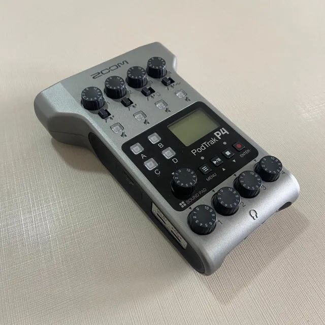 Zoom Podtrak P4 - Gravador para Podcast - Microfones e Gravadores