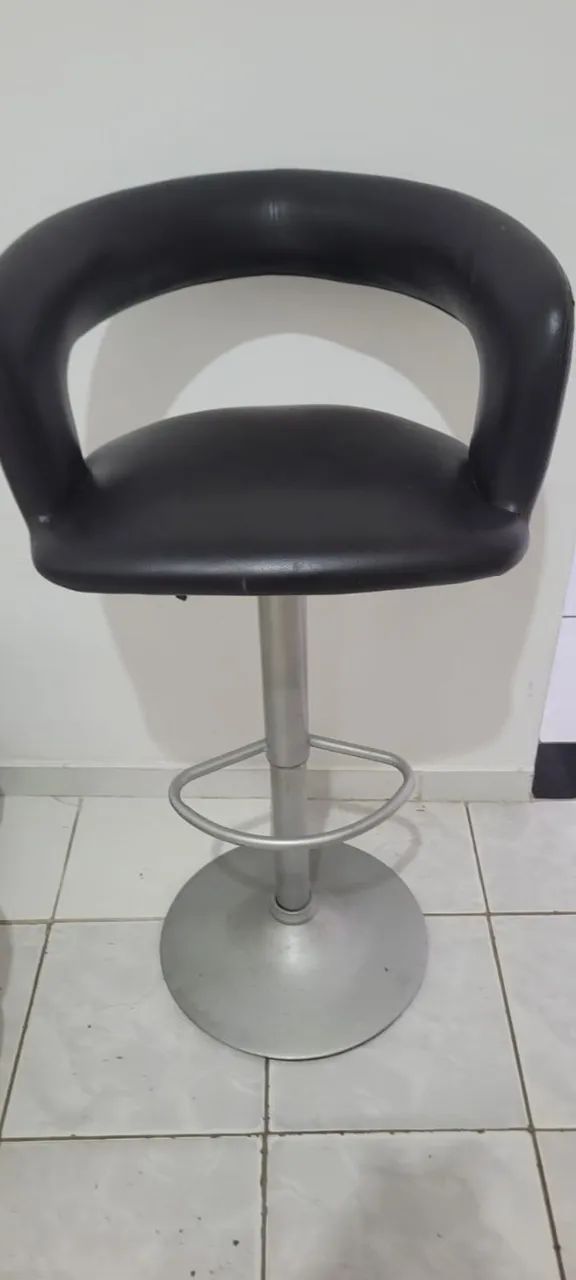 Banqueta Regulável Marrom 