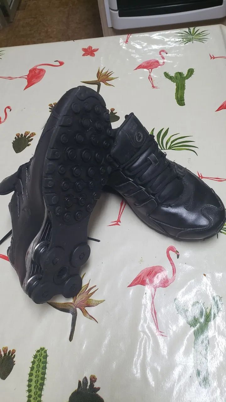 Tenis Nike Shox de Couro - Foto 3