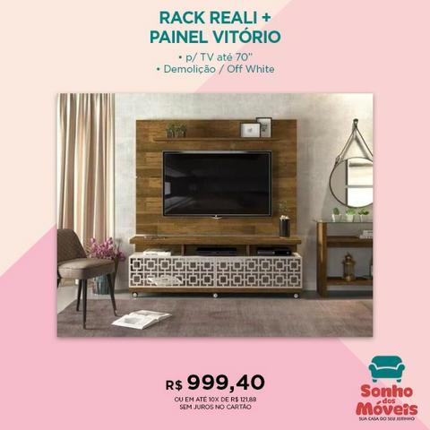 Lançamento Rack Reali e Painel Vitório para Tv até 70 Polegadas