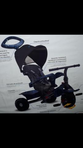 Triciclo smart baby reclinável bandeirantes - Foto 2