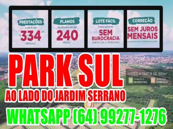 Loteamento Jardin Park Sul em Caldas Novas Lotes Parcelados