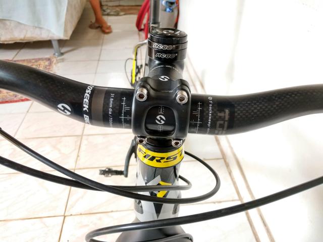 Quadro MTB First + cockpit de carbono - Foto 2