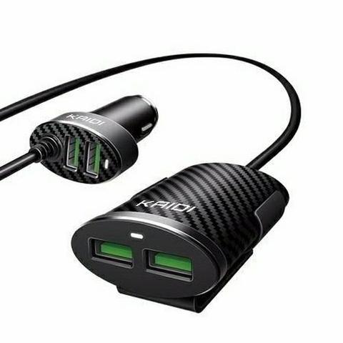 Carregador Veicular KAIDI KD-401 100cm 5.1a