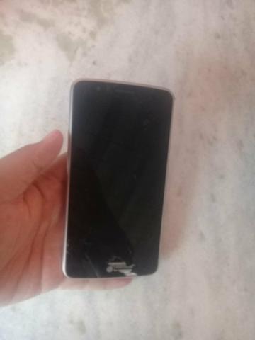 Vendo lg k10 pro tela trincada funciona tudo