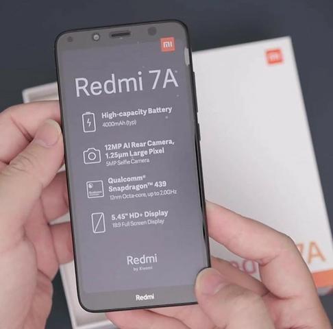 Celular Xiaomi Redmi 7A 16gb 2gb Ram + Película de vidro - Azul - Foto 3
