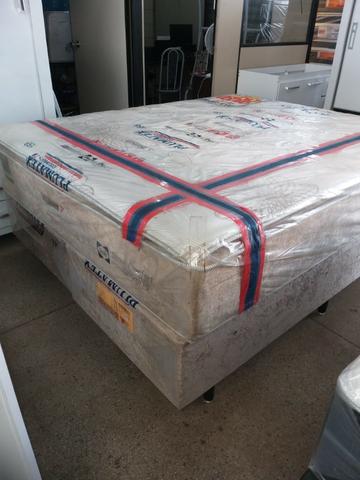 Cama box 158x198 queen size duox confort super confortavel 1999 a vista - Foto 3