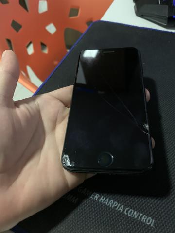 IPhone 7 32gb trincado + marca de queda