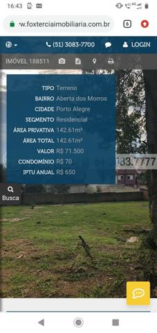 Terreno condomínio , Bairro aberta dos Morros. Zona Sul