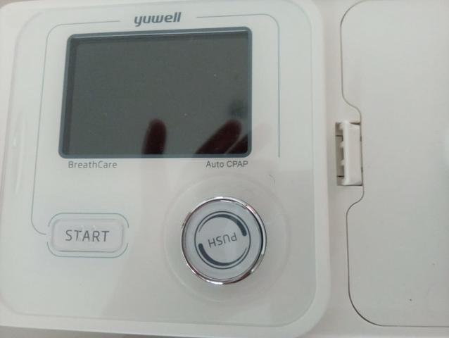 CPAP marca Yuwell, modelo Start FPS-Tech, com umidificador, novo - Foto 4