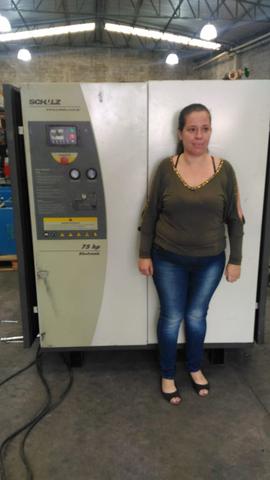 Compressor shulz 75 cavalo - Foto 2