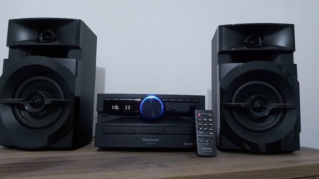 Mini System Panasonic Sc-akx100lbk 250w Usb Bluetooth Bivolt