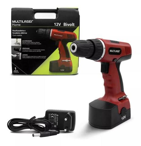 Furadeira Parafusadeira 3/8'' 550rpm Bivolt Multilaser