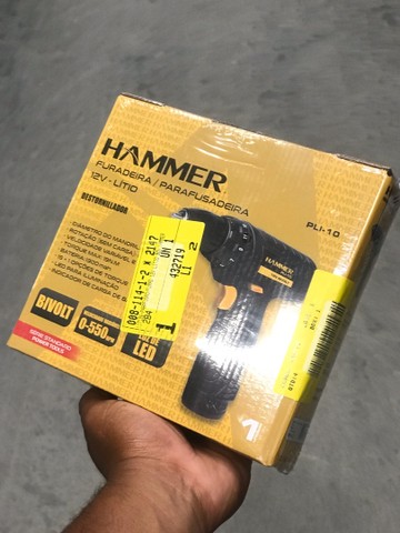 Parafusadeira Hammer caixa Lacrada 