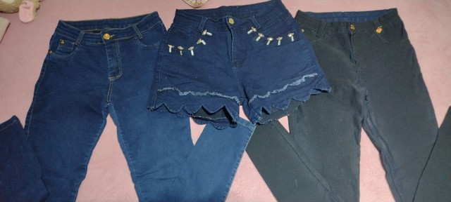 Calças e shorts jeans 