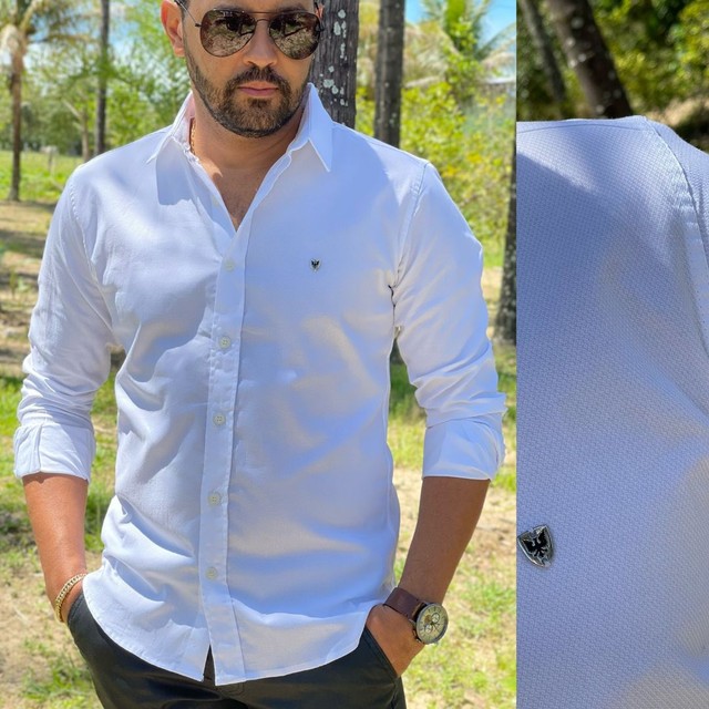 Camisas no Algodão Slim - Foto 5