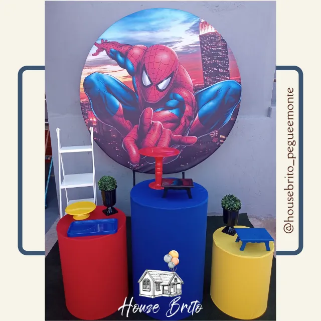 Kit Decoração Painel Redondo + Displays Personalizado Free Fire - Deixe a  festa do seu filho Incrível!