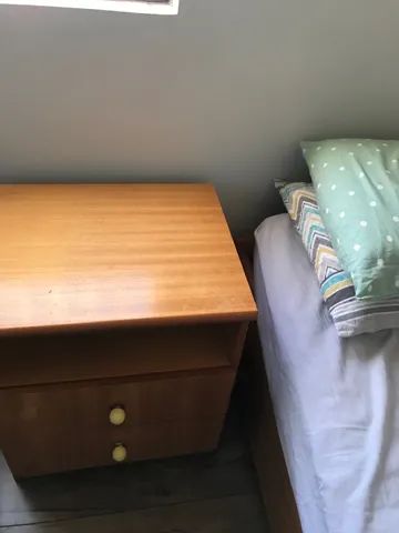 Cama de solteiro conjunto com 2 criados mudos - Foto 4