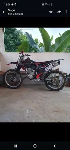 MINHA ANTIGA MOTO DE TRILHA CRZ 230 MOTOR MEXIDO . 