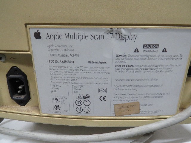monitor apple macintosh antigo - Foto 3
