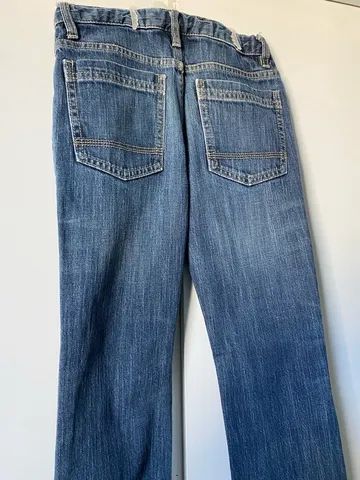 Calça jeans infantil - tamanho 7 - Foto 4