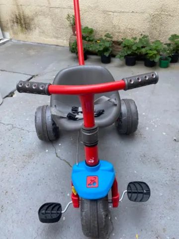 Triciclo infantil escolar pega carona bandeirante brinquedo bandeirante