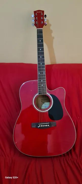 Violão Vermelho Melody.