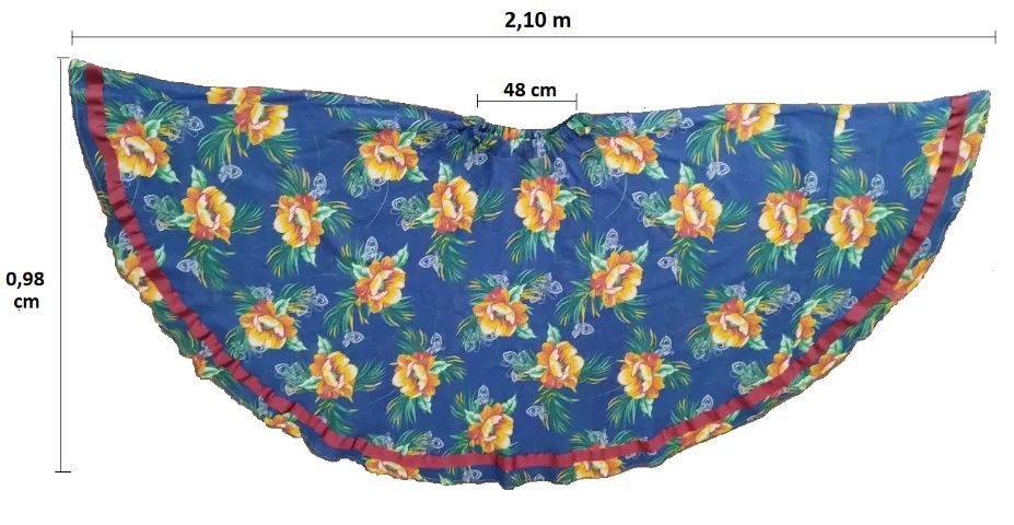 Saia Longa Saia Rodada Para DanÃ§ar Carimbo Saia Em Chita Carimbó