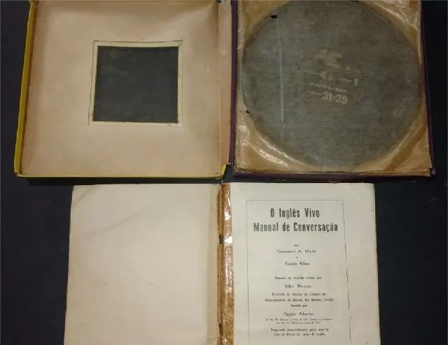  Discos de Curso Ingles ano 1958 completo - Foto 2