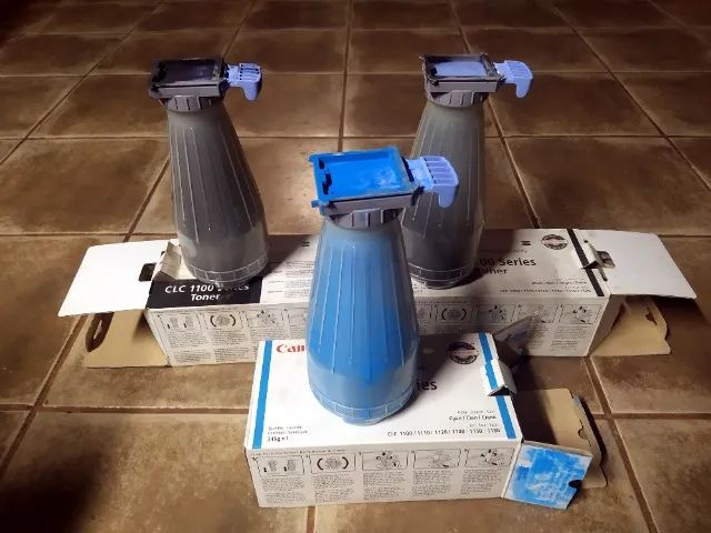 Kit com 10 Toners novos originais lacrados Canon linha CLC 1100 / 1180 (Made in Japan) - Foto 3