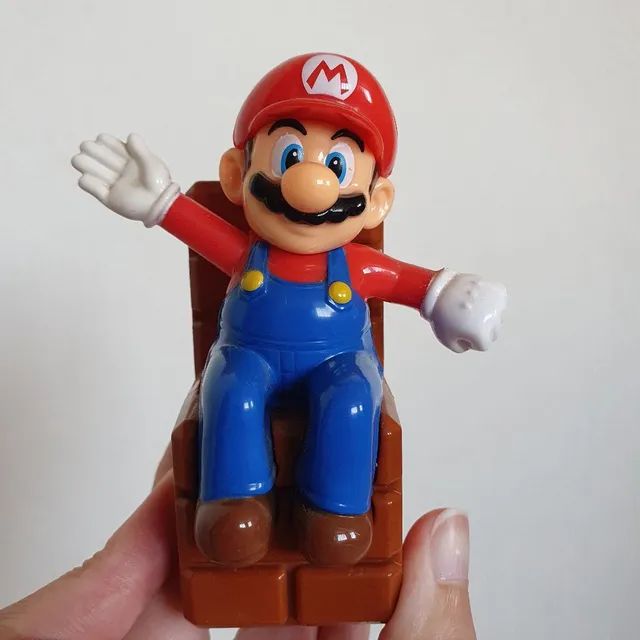 3 Bonecos Super Mario World Nintendo Yoshi e Toad McDonald's - Foto 3