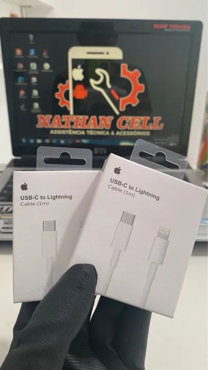 CABO IPHONE USB-C COM GARANTIA - Foto 2