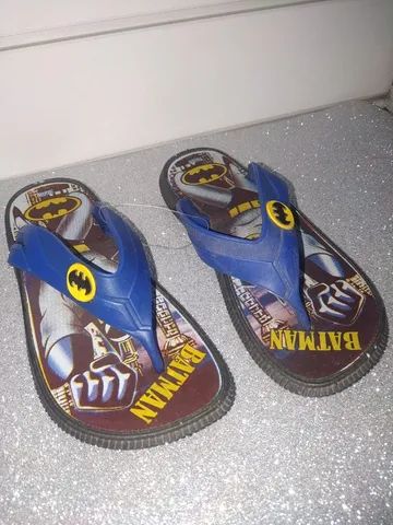 Chinelo Sandalia Imfantil Super Heroes - Batman