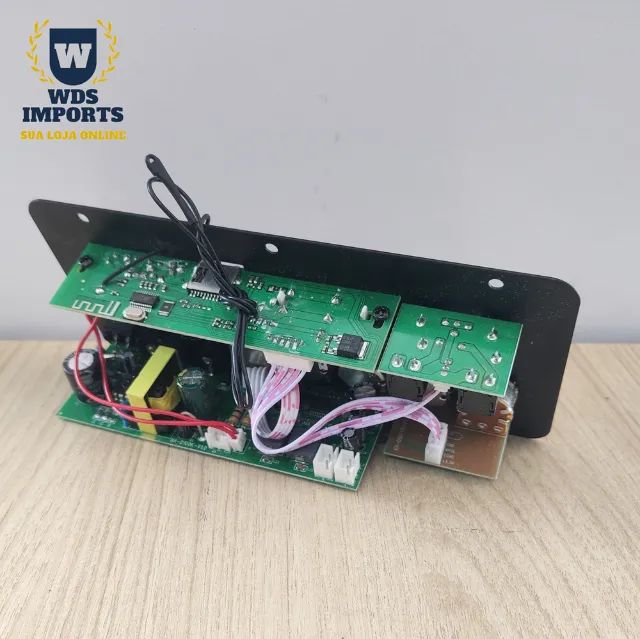 Placa de Som Amplificadora de Áudio 200W Bluetooth MP3 - Foto 4