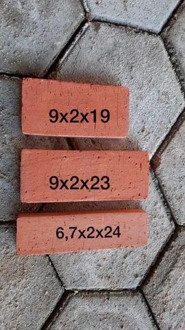 TIJOLO MACIÇOS E PLAQUETAS PARA REVESTIMENTOS65138121211650122