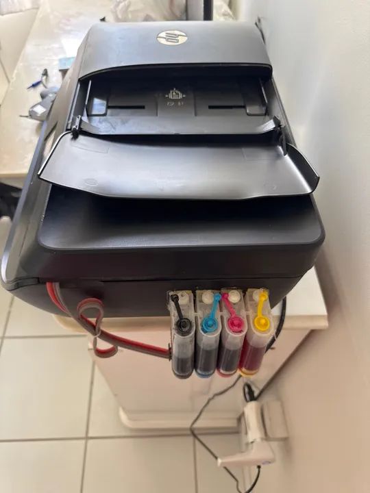Impressora HP DeskJet Ink Advantage 4676 - Multifuncional Tanque de tinta - Foto 2