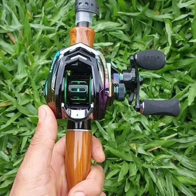 Vara profissional por apenas 100 reais. Molinete e carretilha - Foto 3