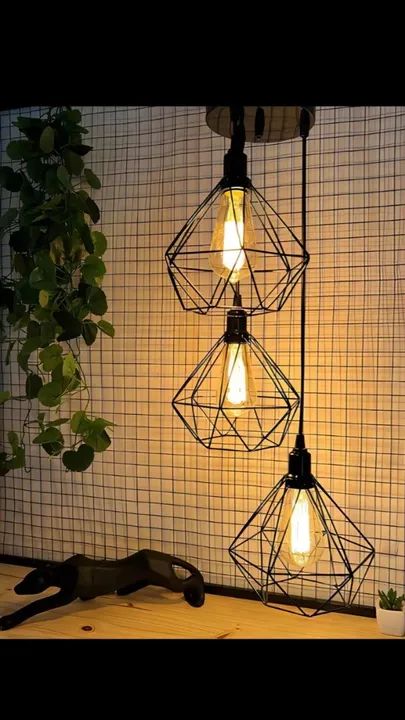 Luminária pendente triplo Promoção $