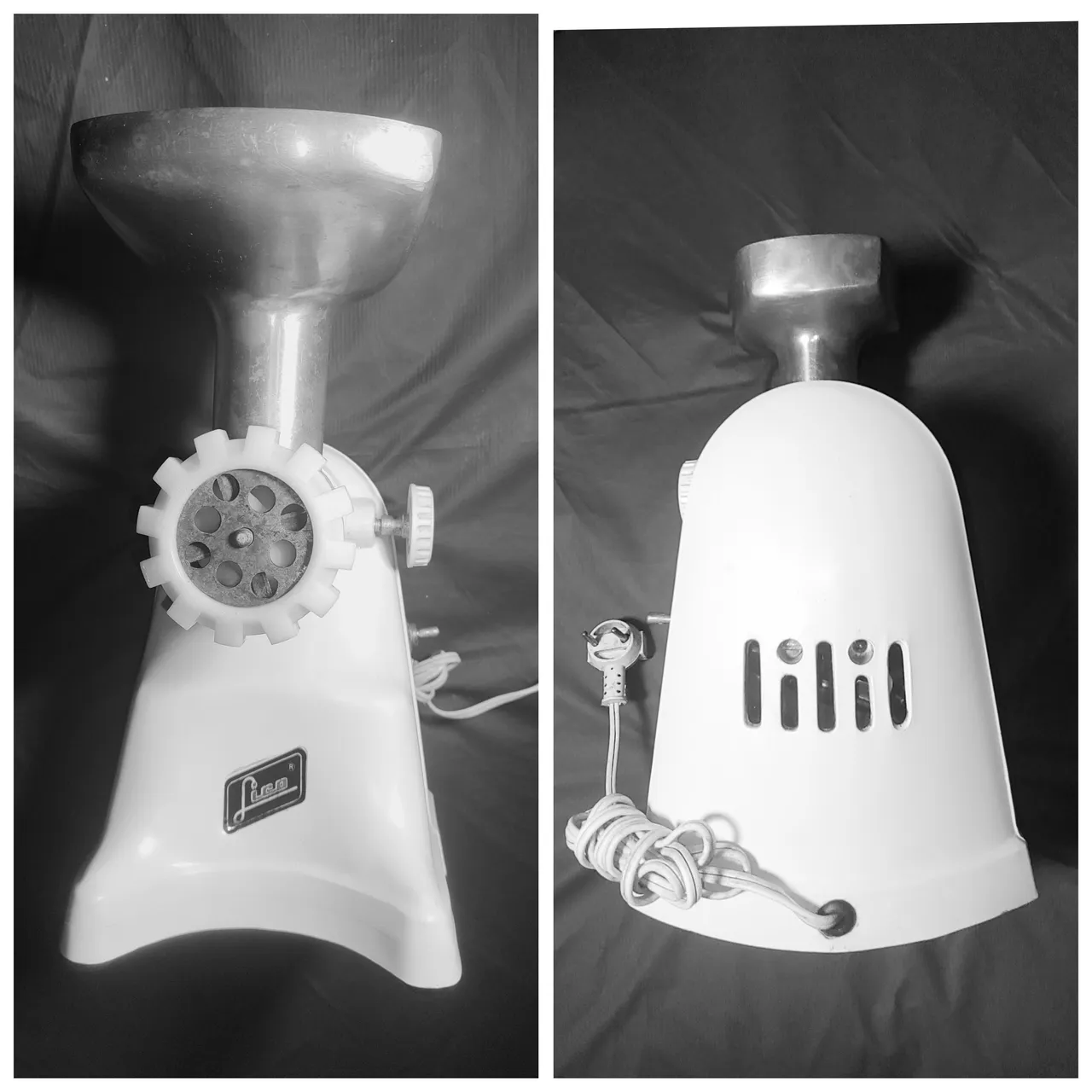 Moedor de carne anos 50, com MANUAL, FUNCIONANDO, Vintage, Raridade Antigo