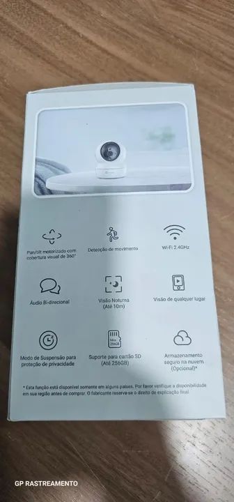 Câmera de Segurança Wi-Fi com Visão Noturna e Detecção de Movimento