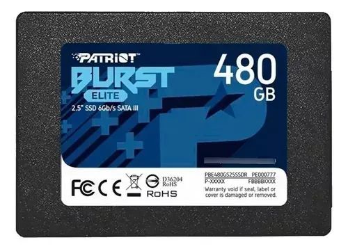 Hd Ssd Patriot Burst Elite Sata 480gb - Loja Coimbra Computadores Instalamos - Formatamos 