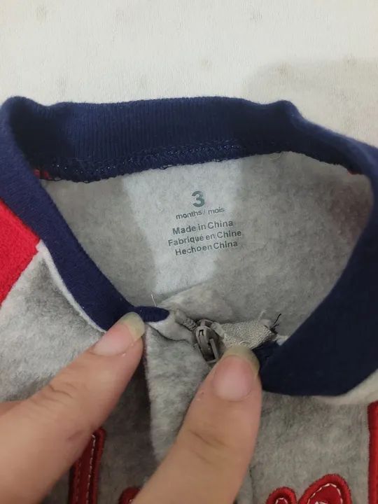 roupa menino Macacão de 3 meses - Foto 5