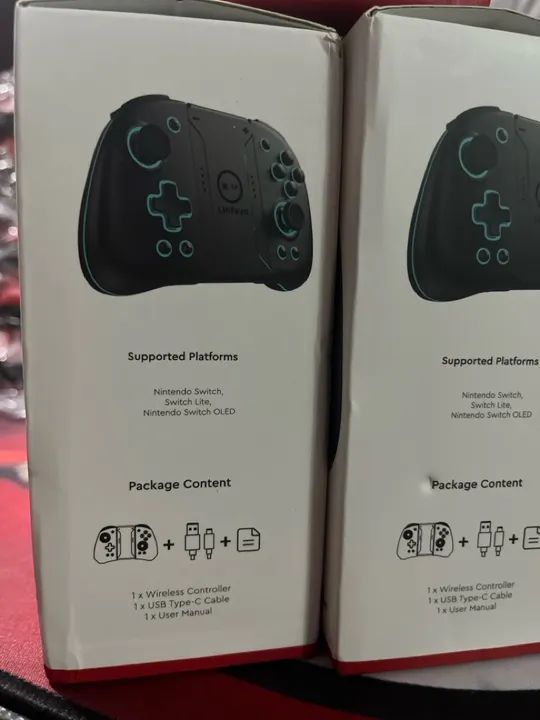 Joypad Nintendo Switch novos LinYuvo KS 47 Preto com LED RGB - Foto 3