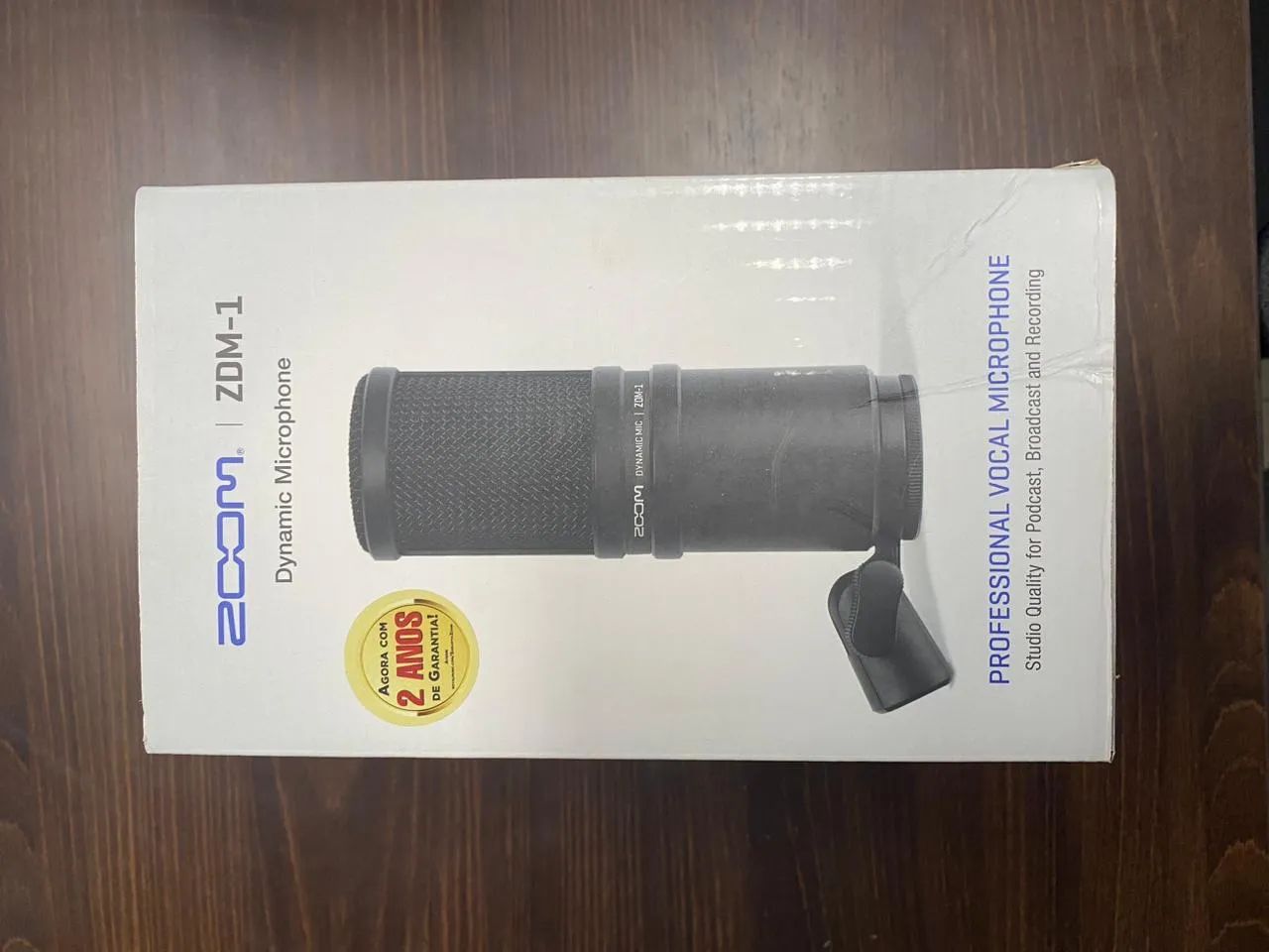 Microfone NOVO Zoom ZDM-1 Profissional para Podcast e Gravação